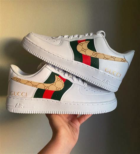 gucci x nike air force 1|Gucci af1 sneakers.